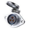 YA-20-J03SX-01-001, 3-Pin Female Panel Mount Waterproof Connector