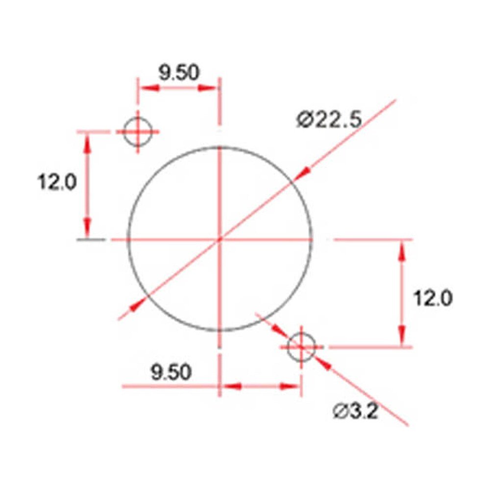 YM-20-C02SX-02-401, 2-Pin Male Panel Mount Waterproof Connector