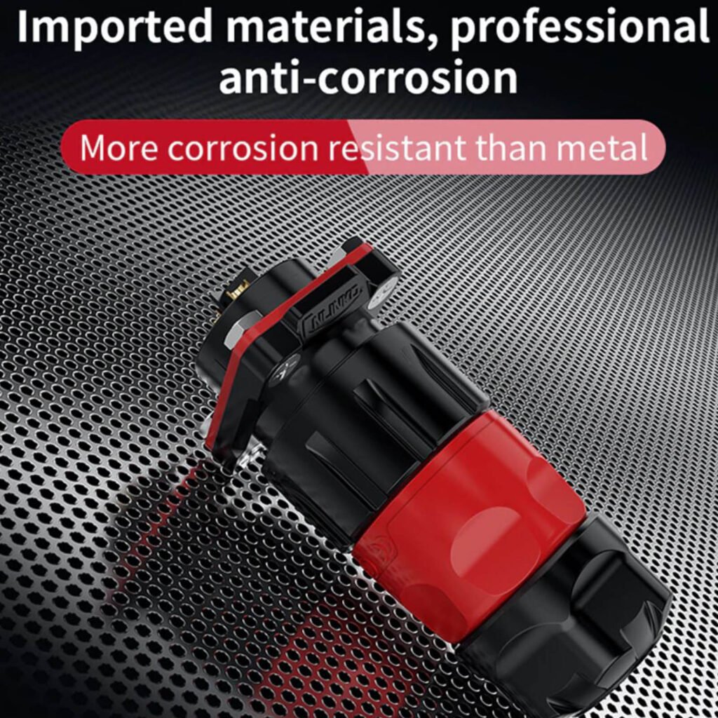 YM-20-C07PE-01-001, 7-Pin Male Cable Mount Waterproof Connector