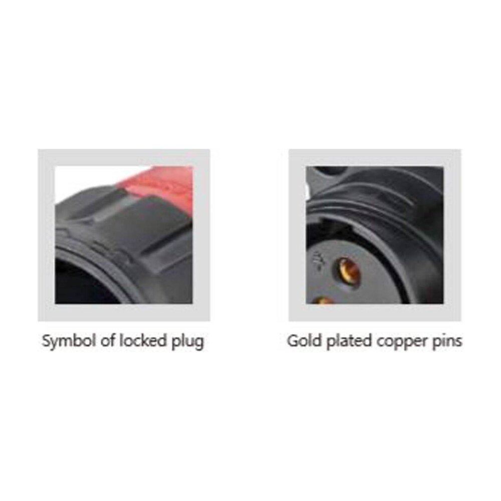 YM-20-J02PE-02-001, 2-Pin Female Cable Mount Waterproof Connector