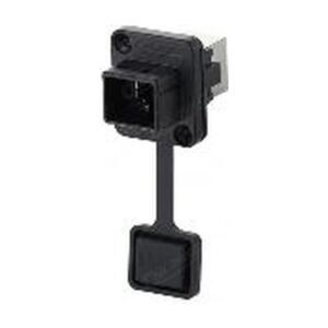 RJ45 Dual Ethernet Ports, Square, Plastic, YT-RJ45-JSX-05-002