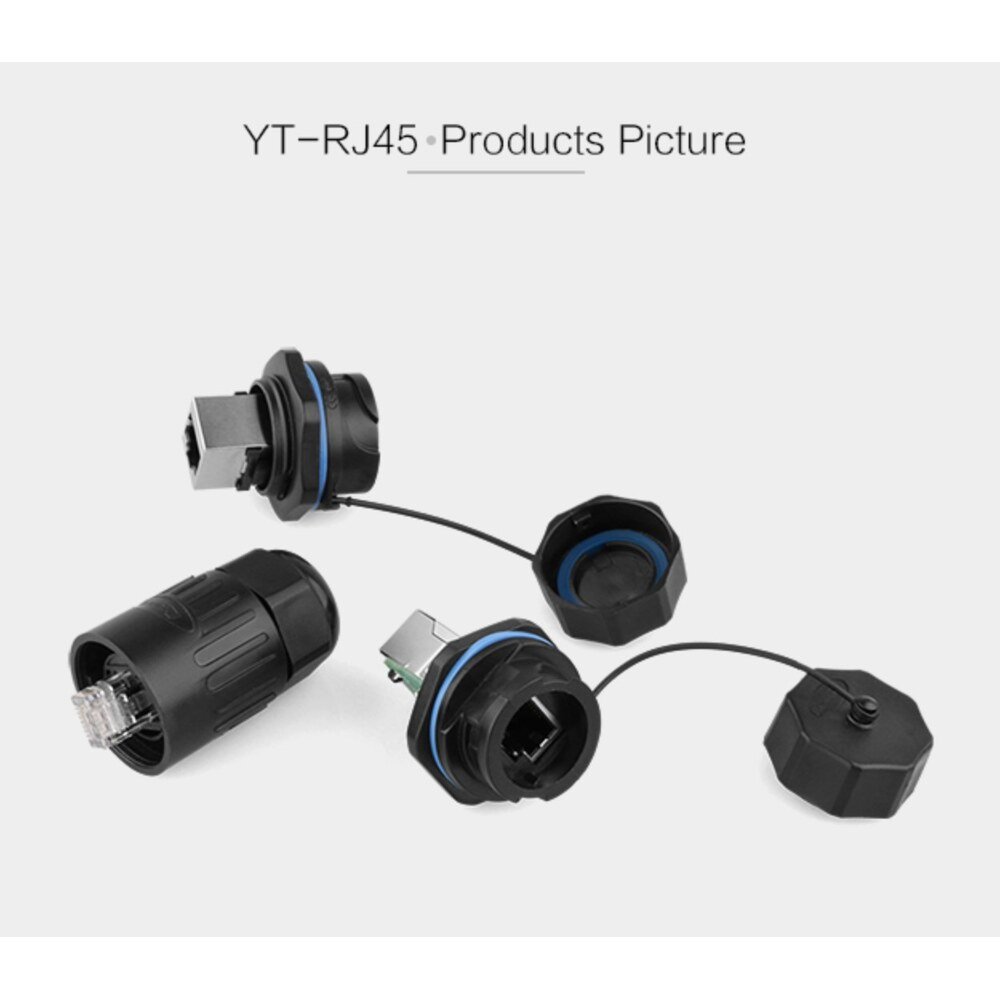 New Panel Mount RJ45, Circular, YT-RJ45-JSX-01-001