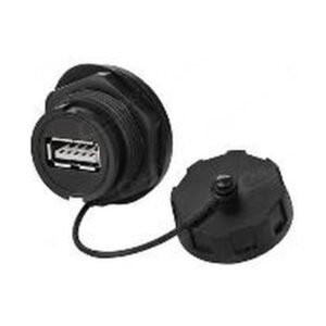 YU-USB2-JSX-01-003, USB 2.0 Female Socket Panel Mount Waterproof Connector