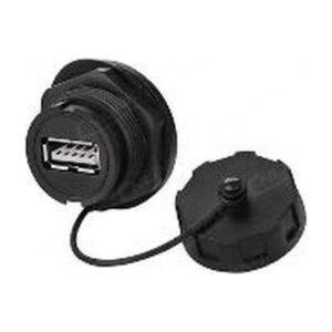 YU-USB2-JSX-01-003, USB 2.0 Female Socket Panel Mount Waterproof Connector