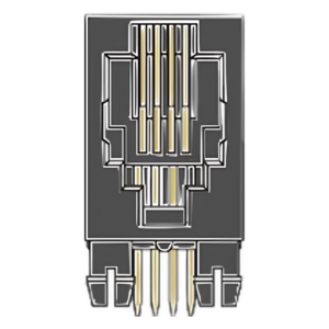RJ11, RJ12 Side Entry Modular Jack MR-960201