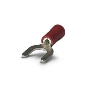 Nylon Insulated Fork Terminal, Red