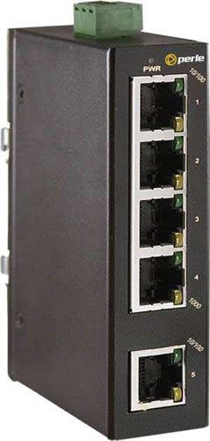 New Perle Ethernet Switch  IDS-105FE 10/100 Mbps