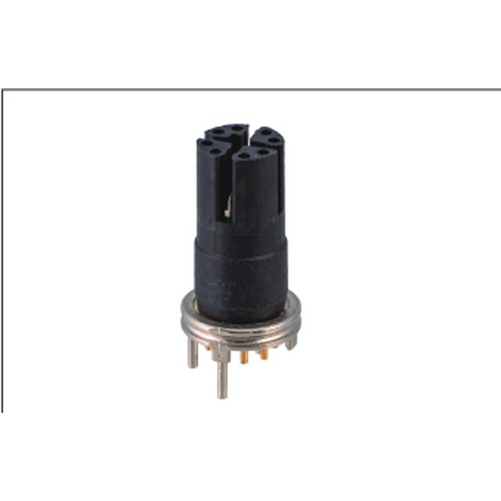 M12 8-Pin X-Coded SMD Female Socket, PCB Mount