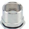 M12 Back Mount Female Panel Shell, Screw M12x1