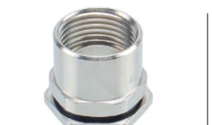 M12 Back Mount Female Panel Shell, Screw M12x1