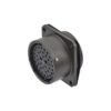 MIL-Spec Circular Connector, Box Mount Receptacle, Shell 20, 24-Socket, PCB