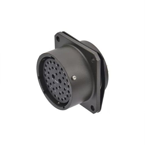 MIL-Spec Circular Connector, Box Mount Receptacle, Shell 20, 24-Socket, PCB