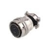 MIL-Spec Circular Connector, Straight Plug, Shell 18, 11-Pin, Cable Clamp