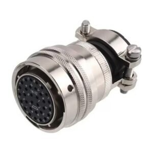 MIL-Spec Circular Connector, Straight Plug, Shell 18, 11-Pin, Cable Clamp