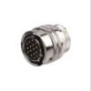 MIL-Spec Circular Connector, Straight Plug, Shell 14, 19-Pin, Cable Clamp