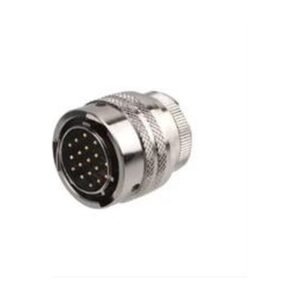 MIL-Spec Circular Connector, Straight Plug, Shell 14, 19-Pin, Cable Clamp