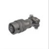 MIL-Spec Circular Connector, Straight Plug, Shell 8, 4-Socket, Cable Clamp