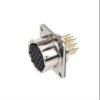 MIL-Spec Circular Connector, Box Mount Receptacle, Shell 14, 19-Socket, PCB