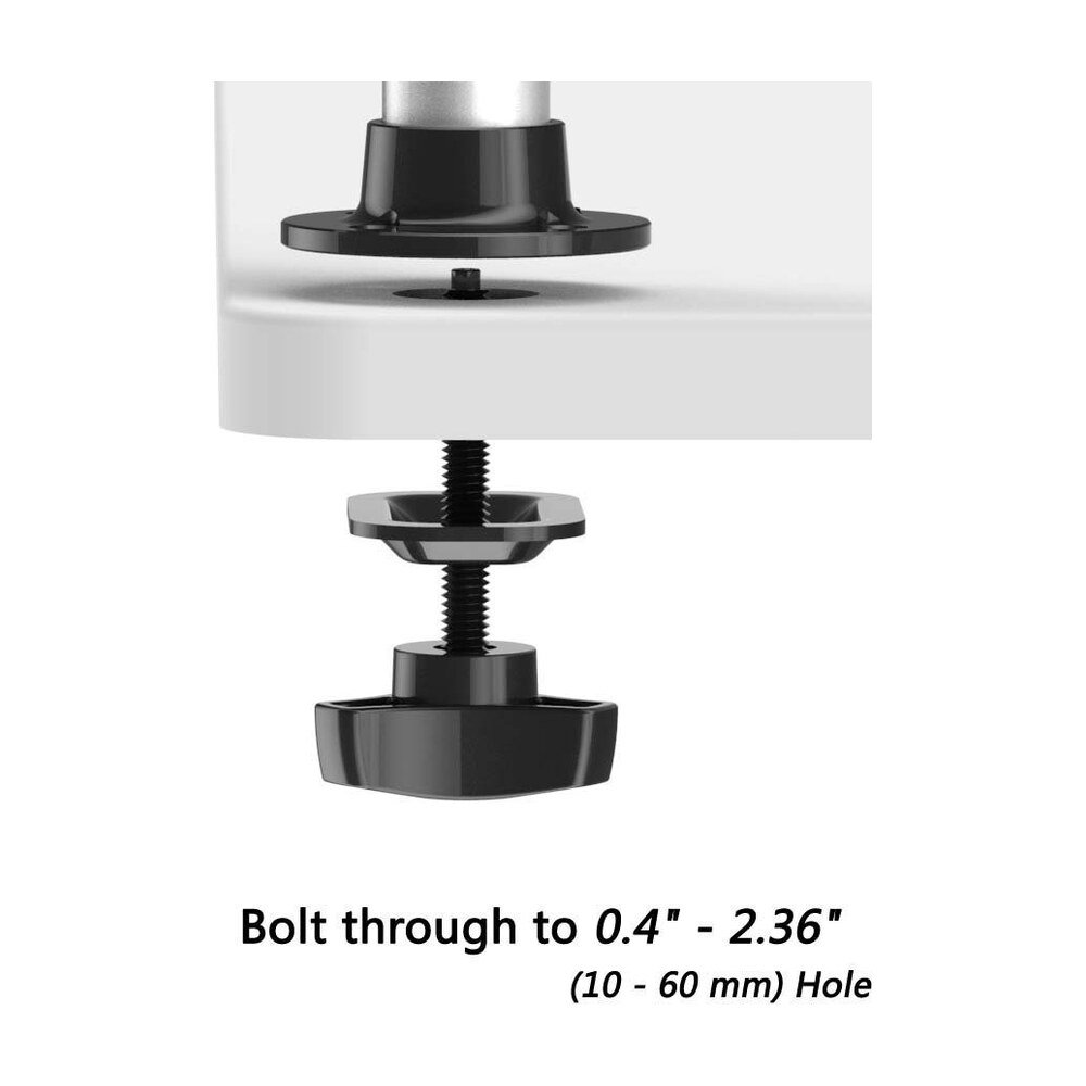 Dual Track Rail Mount for Apple Display w/ Quick Release Spring Arms - BL-AT99