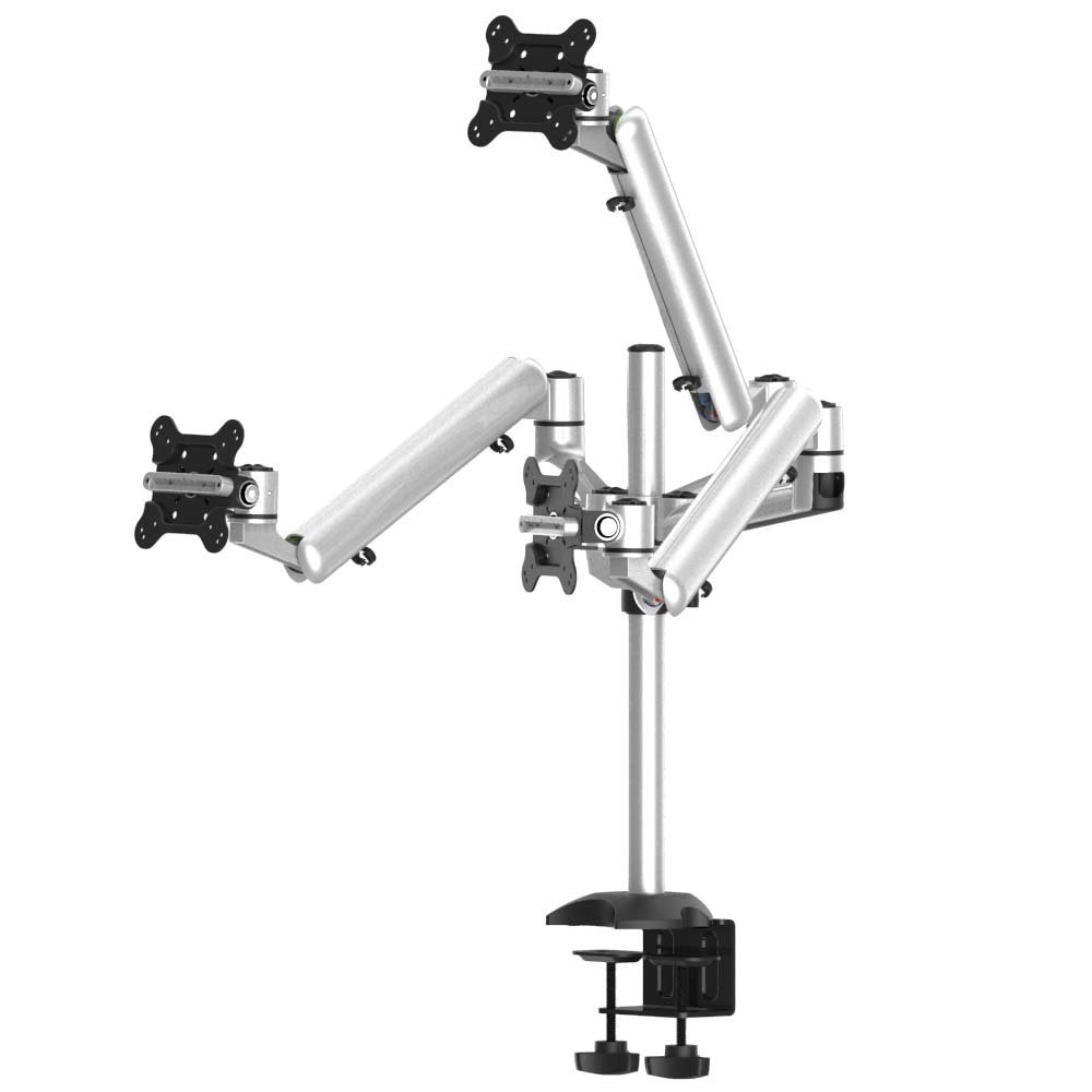 Triple Monitor Desk Mount for Apple Full Motion w/ Quick Release - BL-AP24