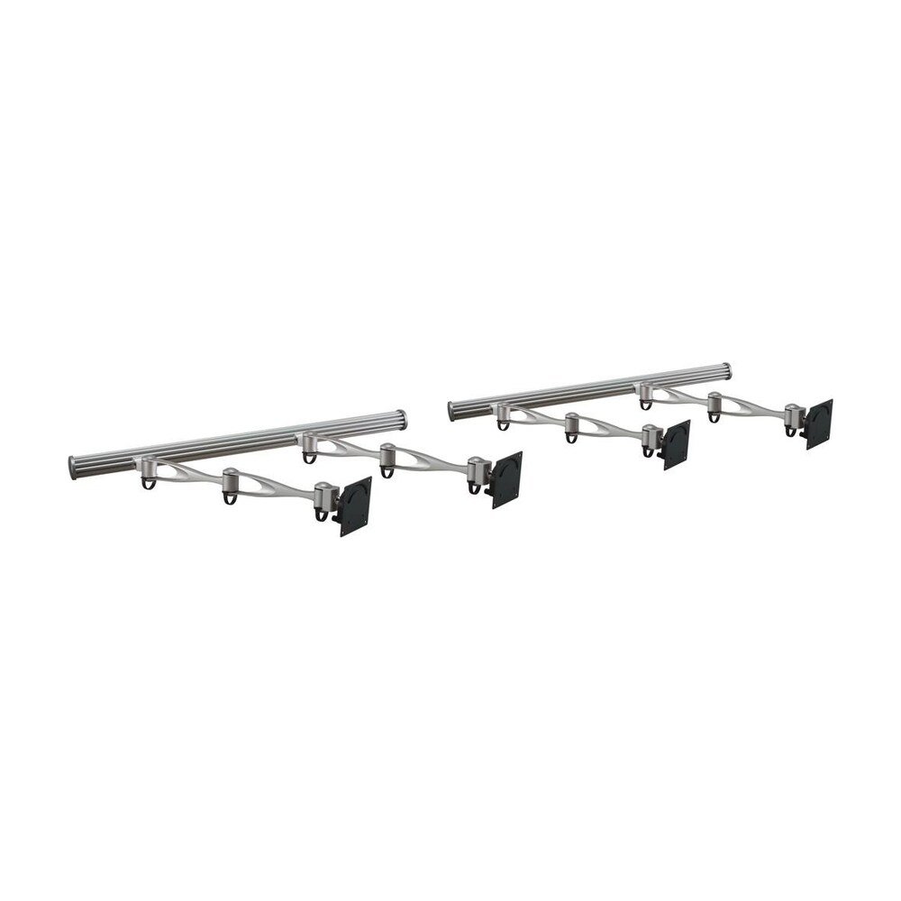 VESA Wall Mount for 4 Monitors w/ Full Swing Double Arms - HMW-41A2
