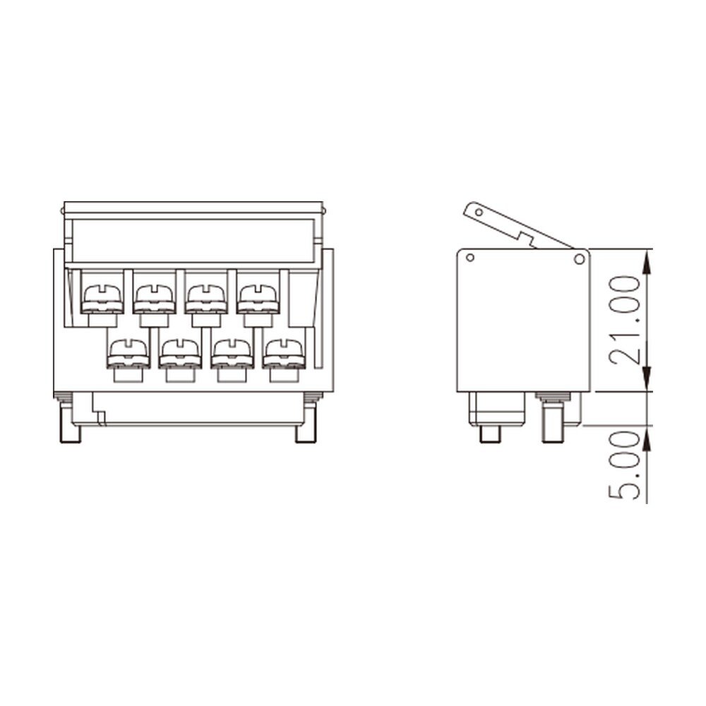 2DSAC-XX — Barrier terminal blocks , Screw connection