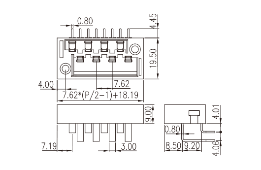 2DSB-14-XX — Barrier terminal blocks, Screw connection