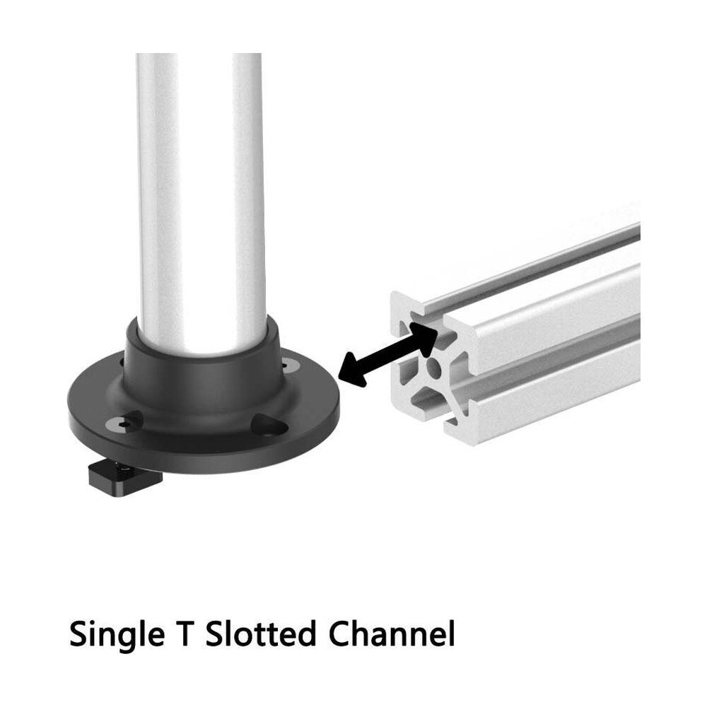 Aluminum Extrusion VESA Mount Quick Release w/ Dual Arm - BL-PT305