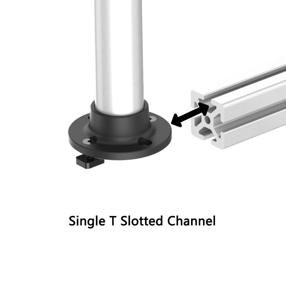 Triple Track Rail Mount for Apple Display w/ Full Motion Arms - BL-AT103