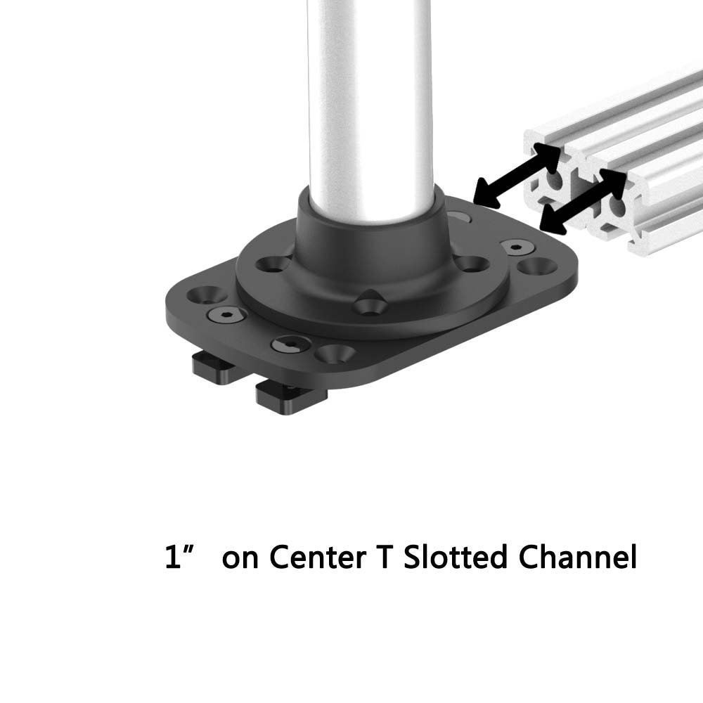 Triple Track Rail Mount for Apple Display w/ Full Motion Arms - BL-AT103