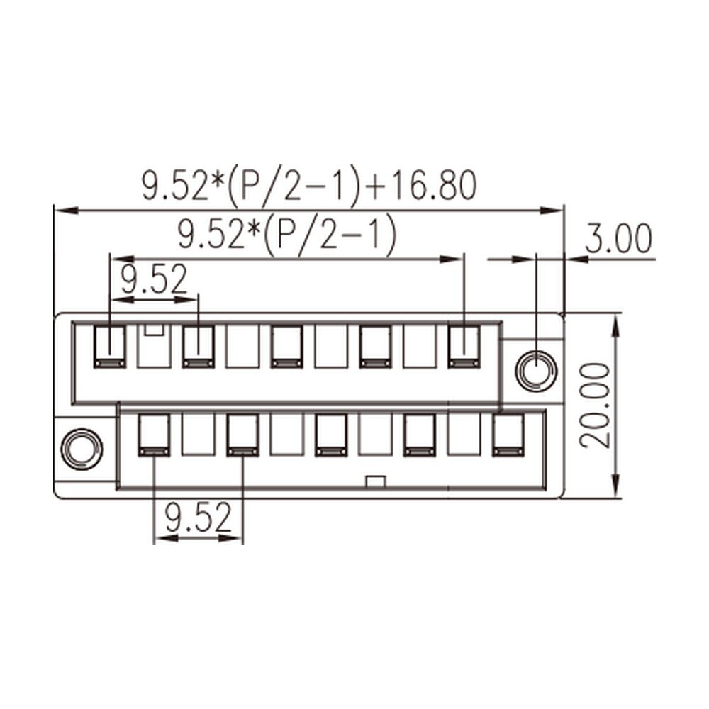 4DSDB-01-XX — Barrier terminal blocks , Screw connection