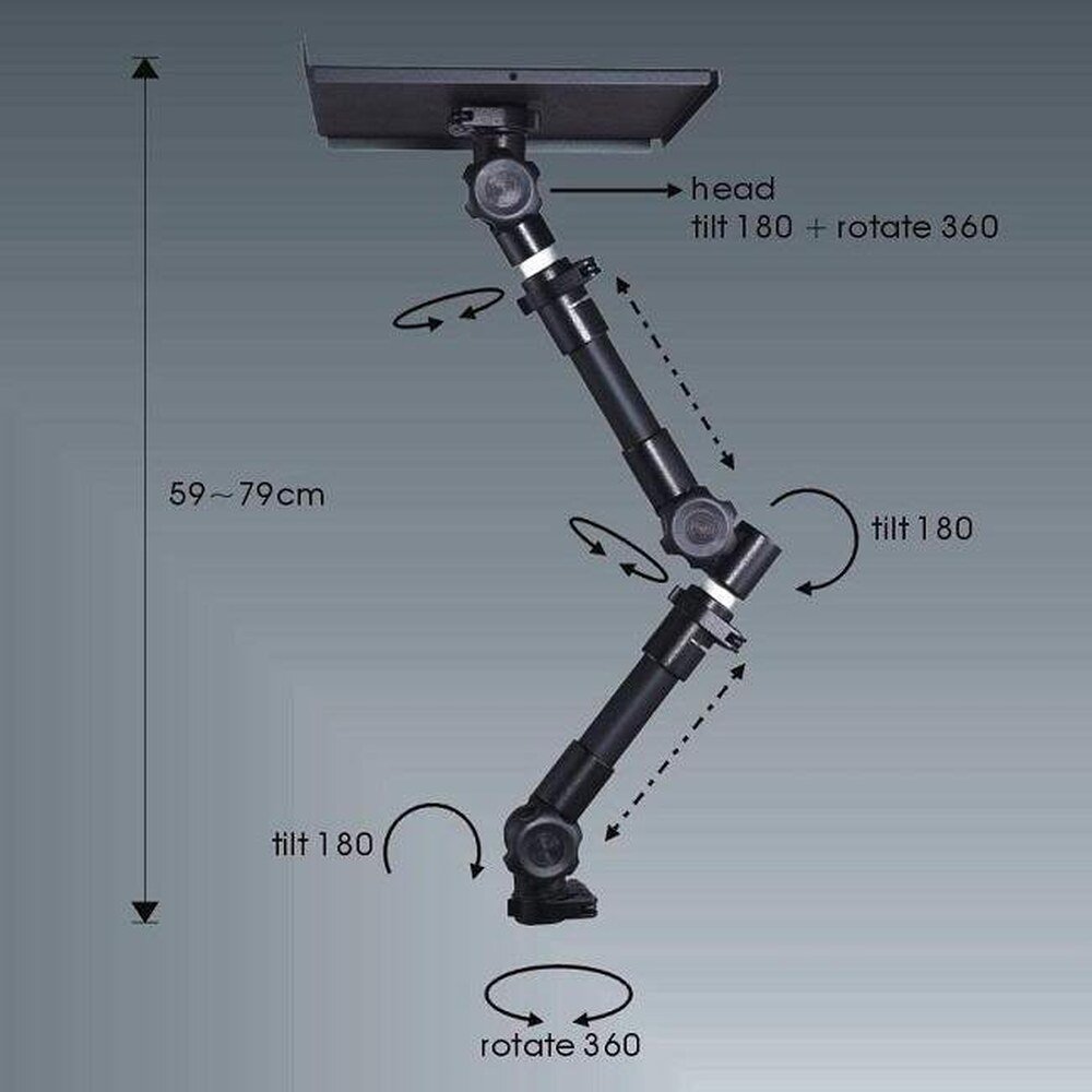 Car Holder For iPad - Dual Arm AM-7N