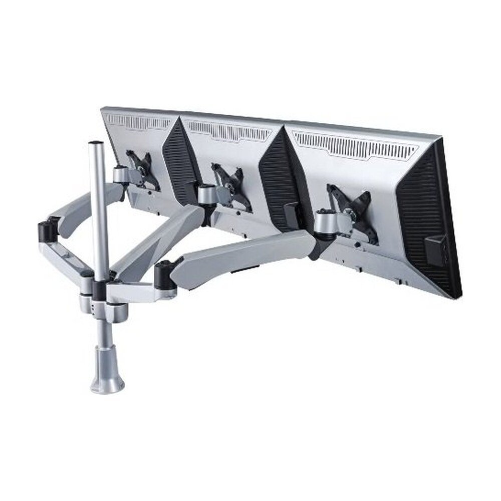 Triple Monitor Desk Mount w/ Spring Arm & Quick Connect - DM-C3SA5-C