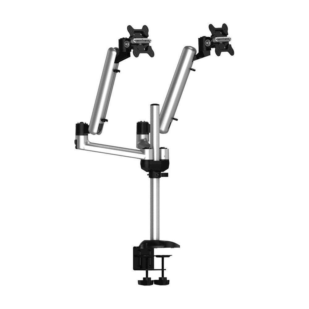 Dual Monitor Desk Mount for Apple w/ Full Motion & Quick Release - BL-AP23