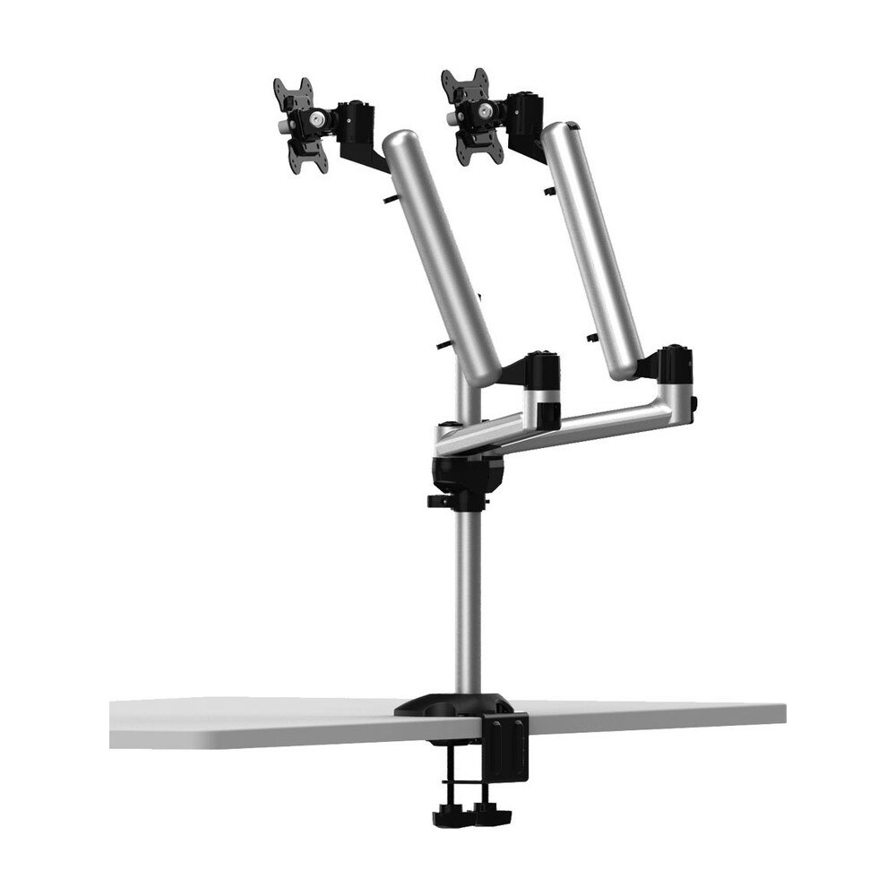 Dual Monitor Desk Mount for Apple w/ Full Motion & Quick Release - BL-AP23