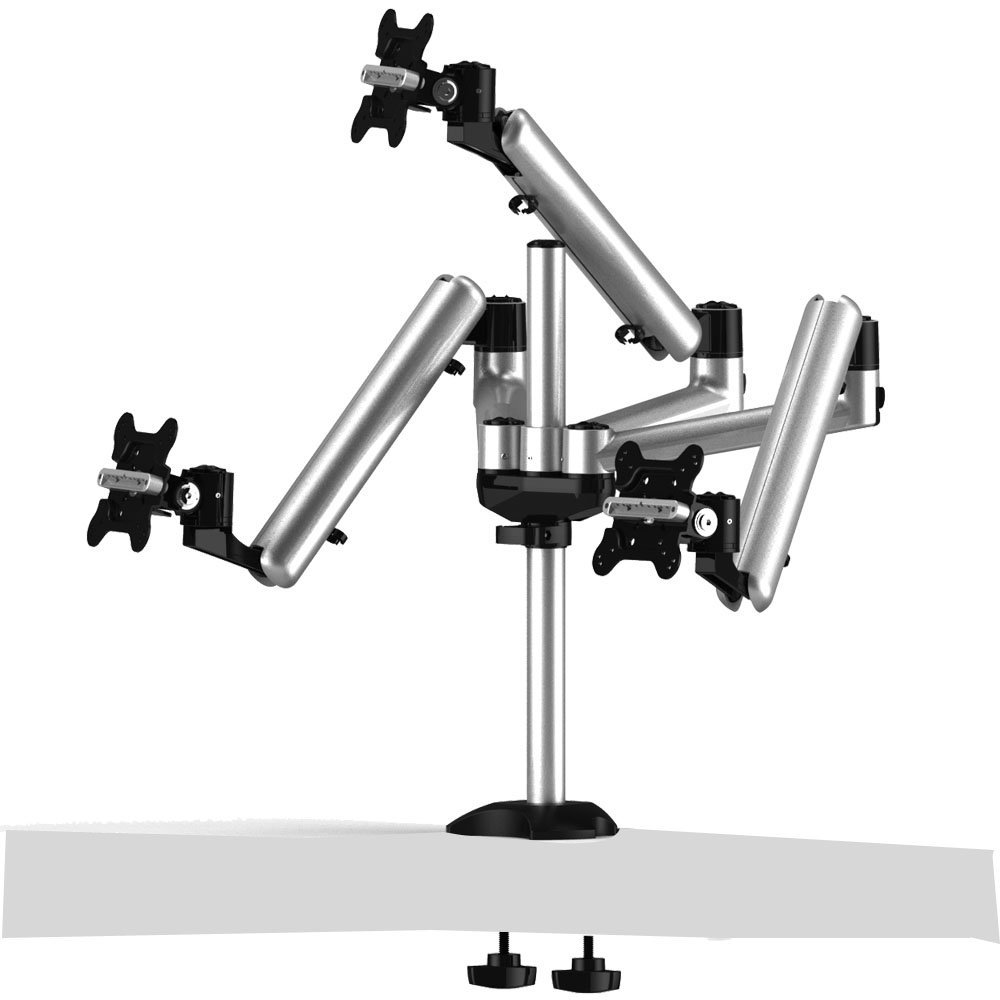 Triple Monitor Desk Mount for Apple Full Motion w/ Quick Release - BL-AP24