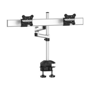 Dual Monitor Desk Mount for Apple Quick Release w/ Dual Arm