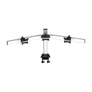 Triple Monitor Desk Mount for Apple Low Profile w/ Quick Release