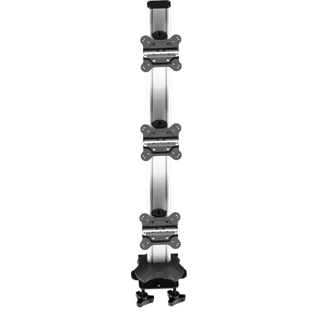 Triple Monitor Desk Mount for Apple Stacked w/ Quick Release - BL-AP36