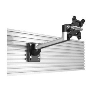 Apple VESA Mount for Slatwall w/ Quick Release Single Arm
