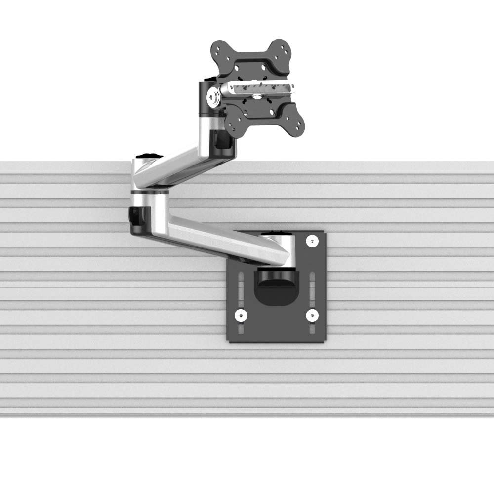 Apple VESA Mount for Slatwall w/ Quick Release Dual Arm - BL-AS77