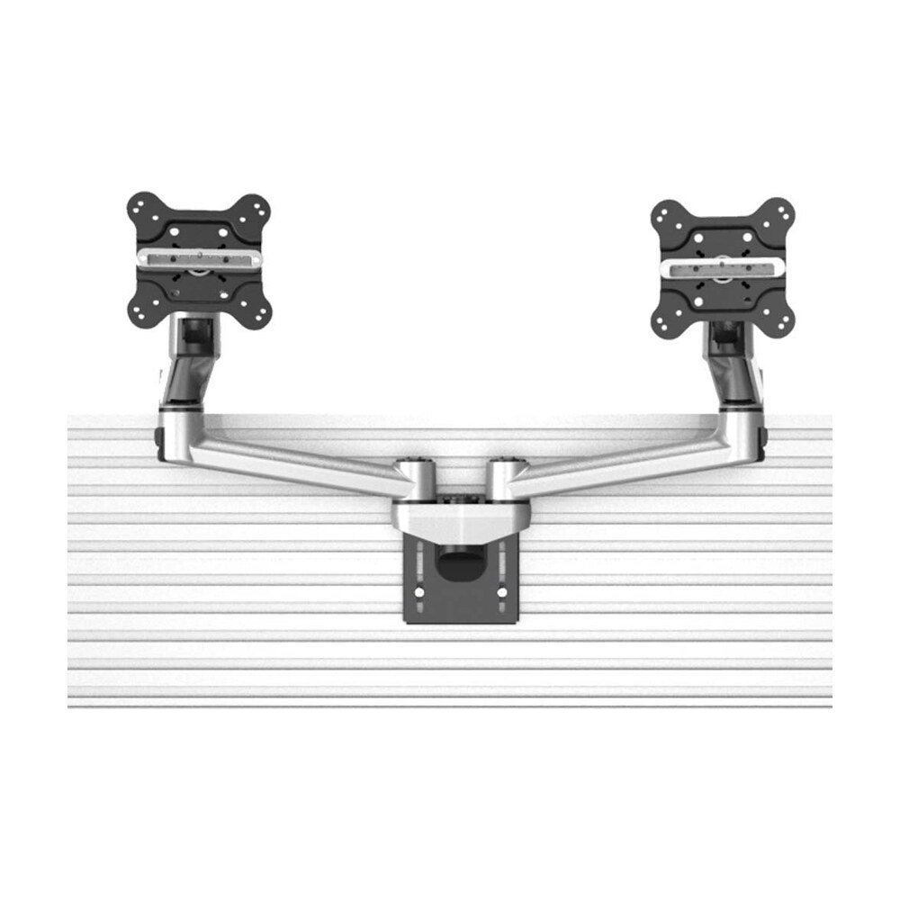 Dual Apple VESA Mount for Slatwall w/ Quick Release Dual Arm - BL-AS81