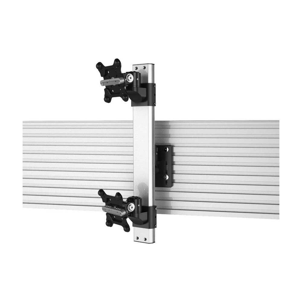 Dual Apple VESA Mount Stacking for Slatwall w/ Quick Release - BL-AS82
