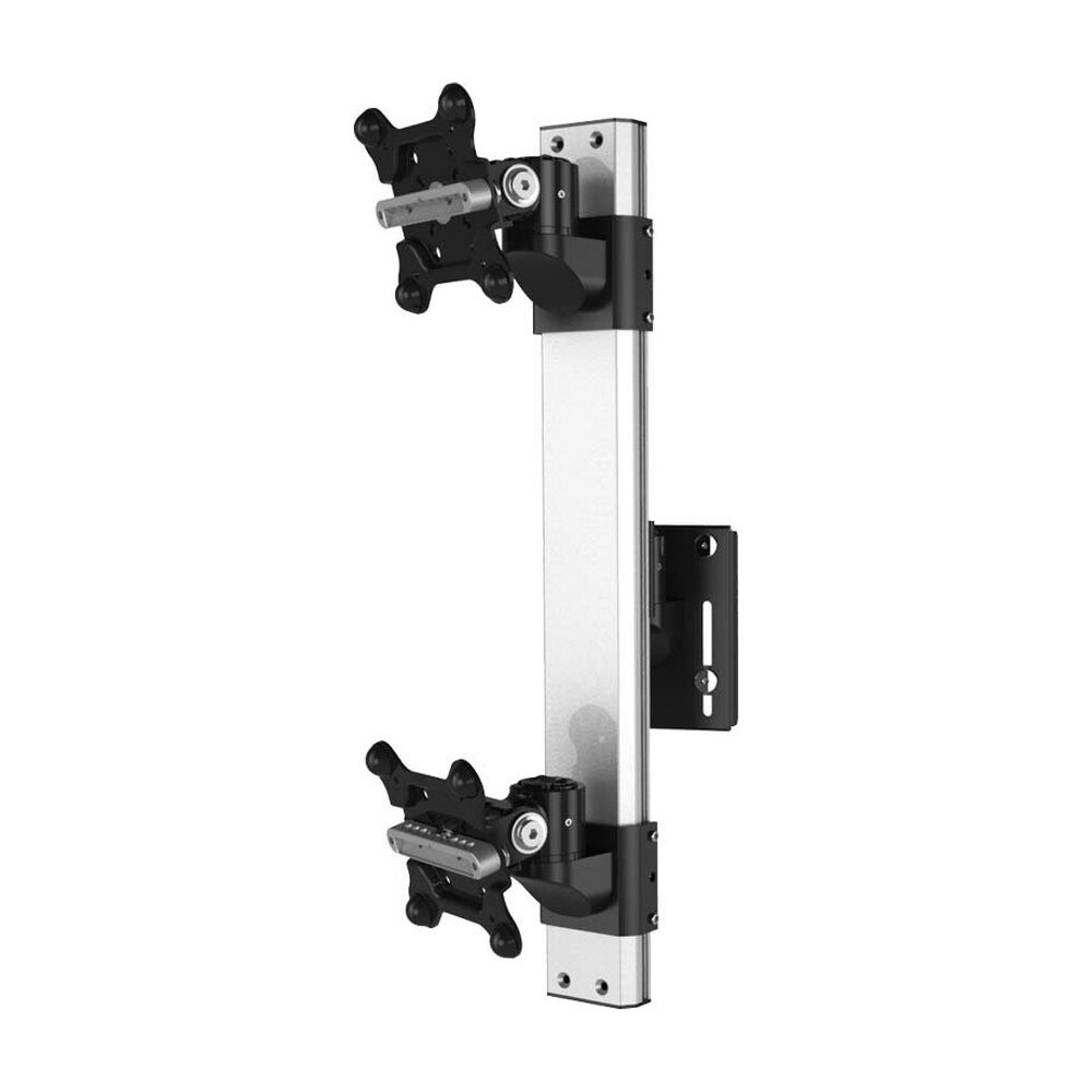 Dual Apple VESA Mount Stacking for Slatwall w/ Quick Release - BL-AS82