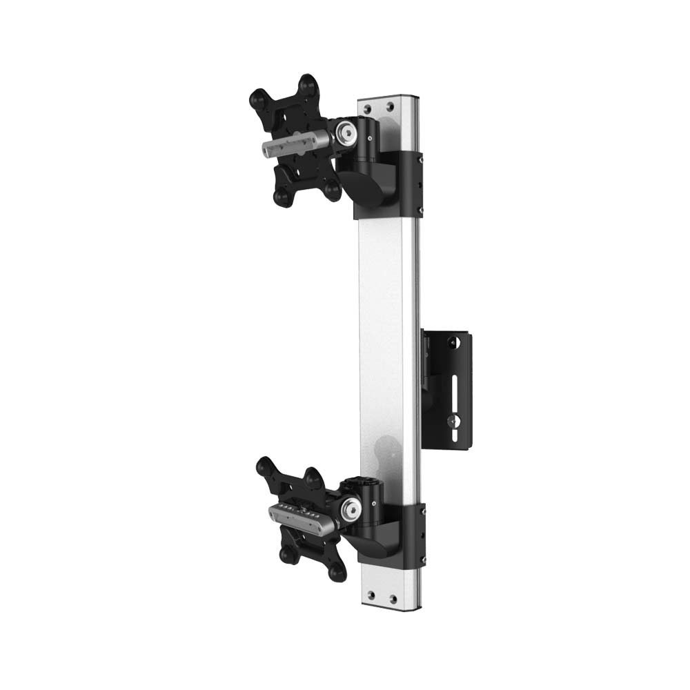 Dual Apple VESA Mount Stacking for Slatwall w/ Quick Release - BL-AS82