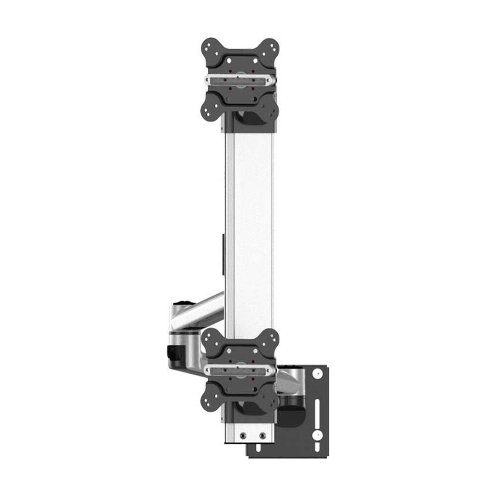 Dual Apple VESA Mount for Slatwall w/ Quick Release & Dual Arm - BL-AS84