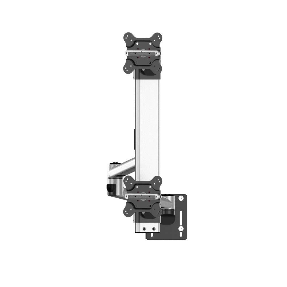 Dual Apple VESA Mount for Slatwall w/ Quick Release & Dual Arm - BL-AS84