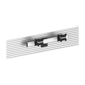 Dual Apple VESA Mount for Slatwall Side by Side Quick Release