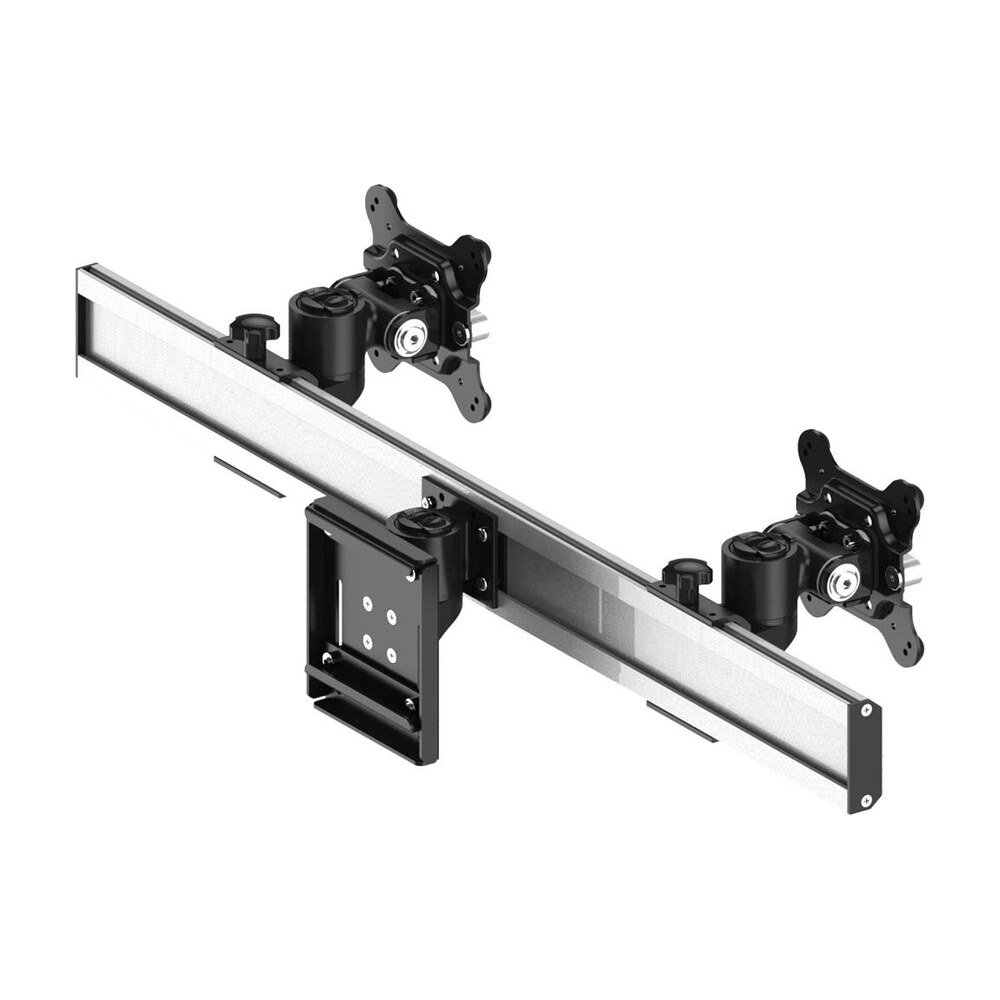 Dual Apple VESA Mount for Slatwall Side by Side Quick Release - BL-AS85