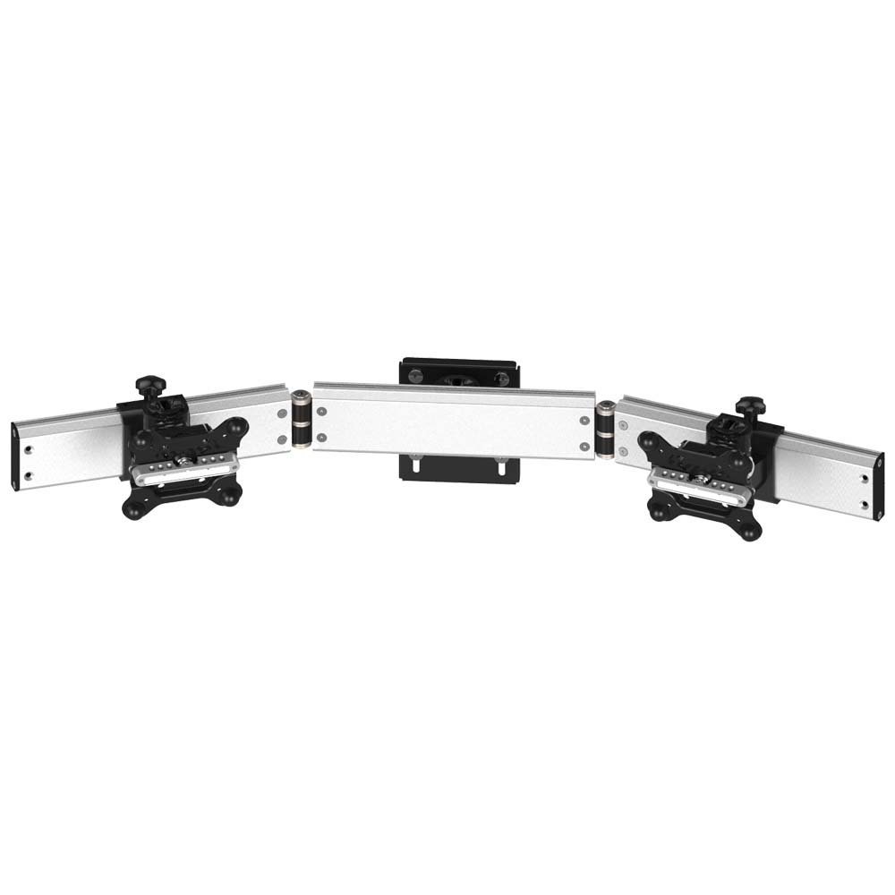 Dual Apple VESA Mount for Slatwall Oval or Straight w/ Quick Release - BL-AS88